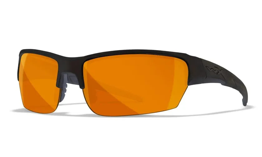 WX SAINT, Grey/Clear/Light Rust Lenses, Matte Black Frame