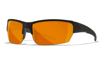 WX SAINT, Grey/Clear/Light Rust Lenses, Matte Black Frame