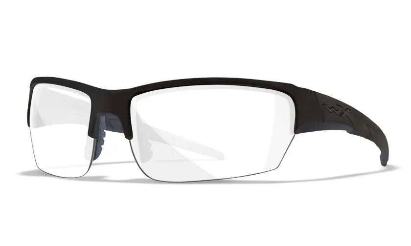 WX SAINT, Grey/Clear/Light Rust Lenses, Matte Black Frame