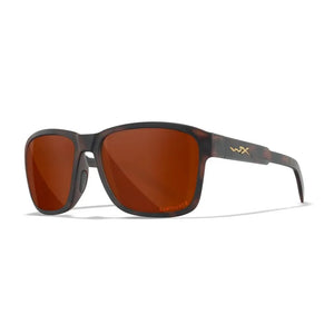 WX TREK, CAPTIVATE™ Polarized Copper Lenses, Matte Havana Brown Frame