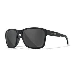 WX TREK, CAPTIVATE™ Polarized Grey Lenses, Gloss Black Frame