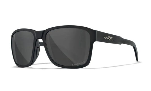 WX TREK, CAPTIVATE™ Polarized Grey Lenses, Gloss Black Frame