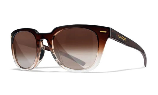 WX ULTRA, Brown Gradient Lenses, Gloss Crystal Brown Fade Frame