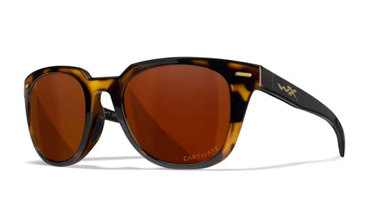 WX ULTRA, CAPTIVATE™ Polarized Copper Lenses, Gloss Demi Brown/Gloss Black