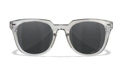 WX ULTRA, CAPTIVATE™ Polarized Grey Lenses, Gloss Crystal Light Grey Frame