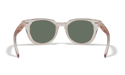 WX ULTRA, CAPTIVATE™ Polarized Rose Gold Mirror Lenses, Gloss Crystal Blush Frame