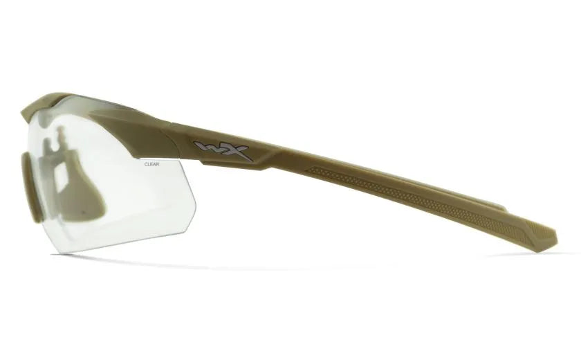 WX VAPOR 2.5, Grey/Clear/Light Rust Lenses, Matte Tan Frame