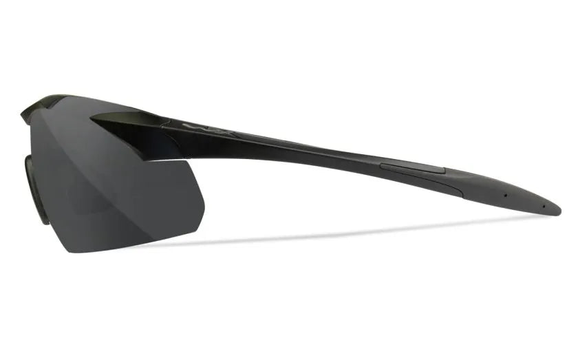 WX VAPOR COMM 2.5, Grey/Clear/Light Rust Lenses, Matte Black Frame