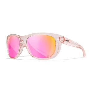 WX WEEKENDER, CAPTIVATE™ Polarized Rose Gold Mirror Lenses, Crystal Blush Frame