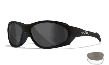 XL-1 ADVANCED COMM 2.5, Grey/Clear Lenses, Matte Black Frame
